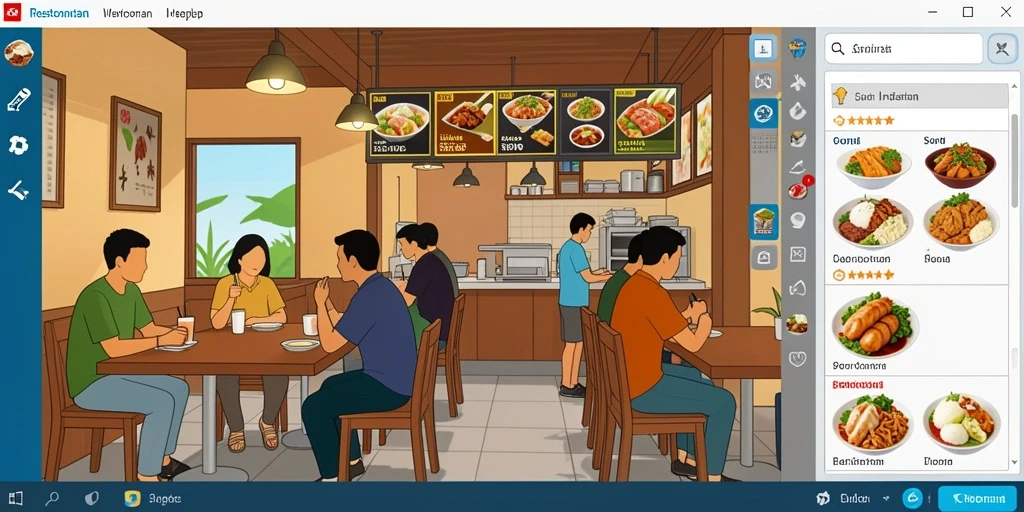 Tampilan karakter yang menarik dan unik.