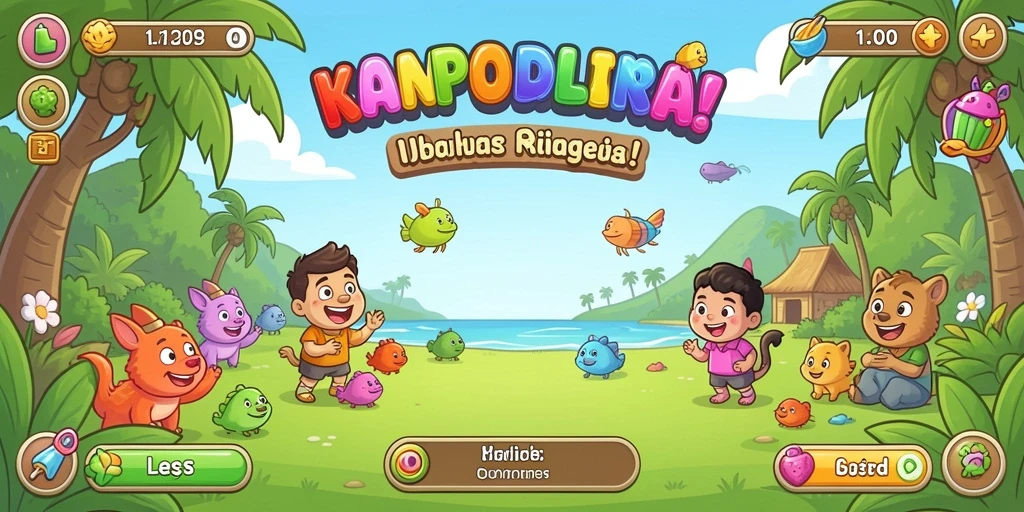 Tampilan menu utama yang menarik dan intuitif.