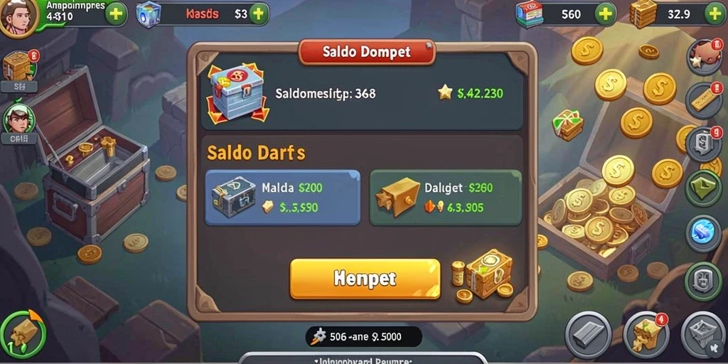 Tampilan menu utama yang menarik dan intuitif.