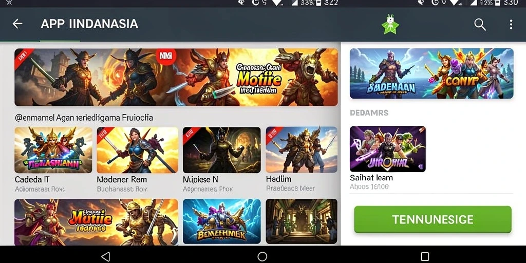 Screenshot menunjukkan karakter yang sedang beraksi di level menantang.