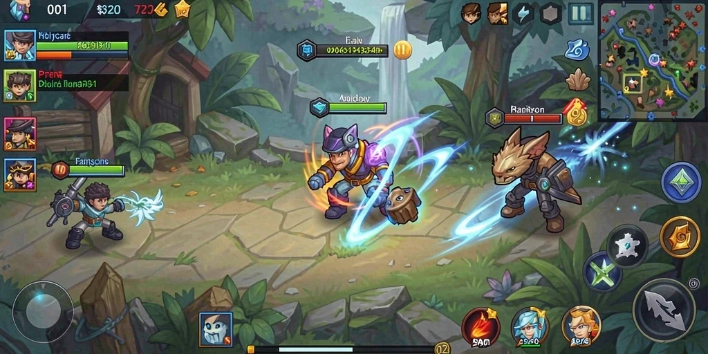 Tampilan antarmuka game yang menarik.