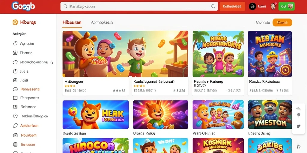 Screenshot 1: Tampilan awal permainan yang memukau.