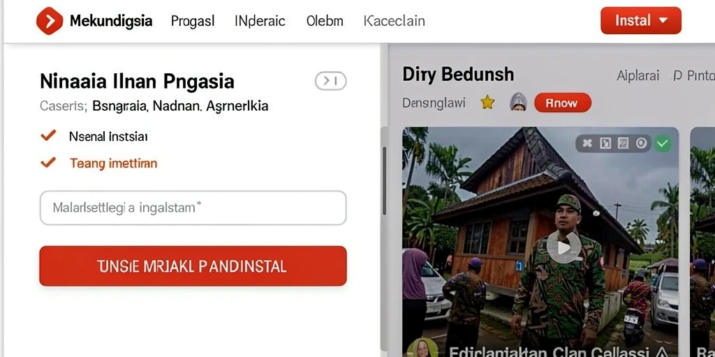 Tampilan awal game yang memukau dengan karakter utama.