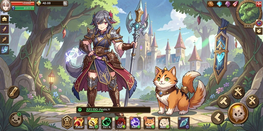 Tampilan grafis menarik di dalam gameplay.