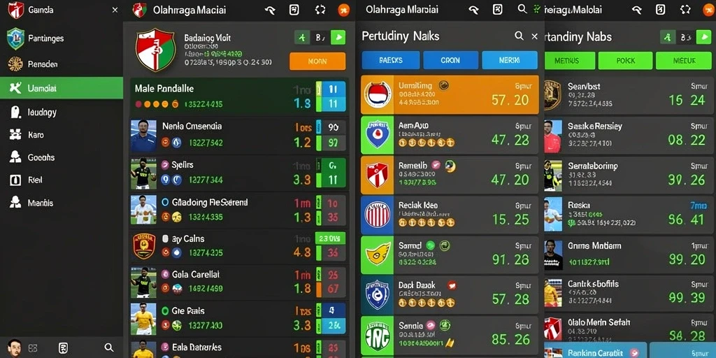 Tampilan home screen yang menarik dan intuitif.