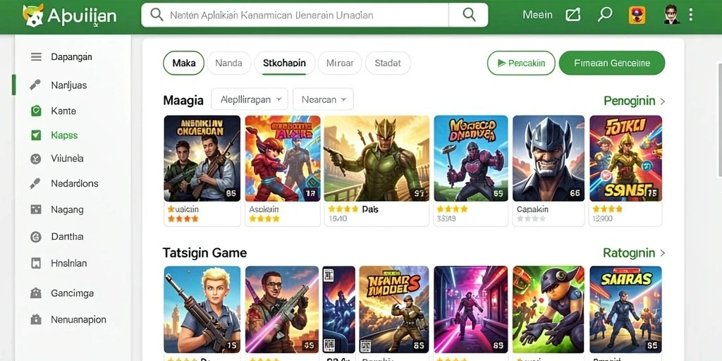 Tampilan antarmuka yang user-friendly dan intuitif.