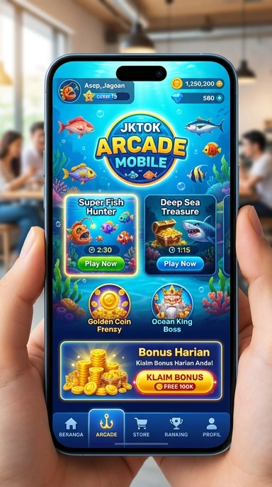 Cuplikan layar menu unduhan jktok untuk perangkat Android