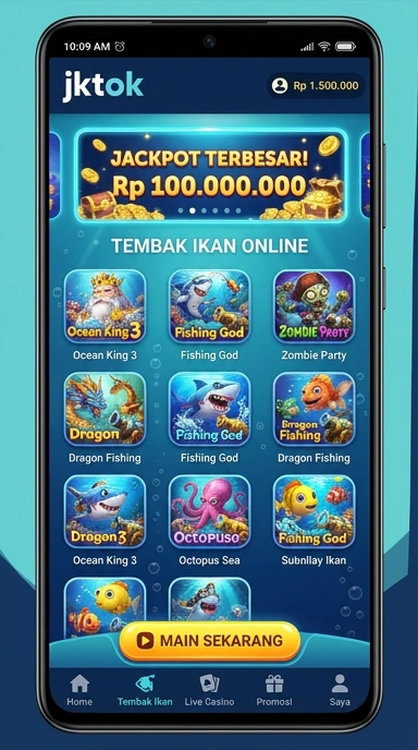 Galeri pratinjau visual jktok build APK resmi terbaru